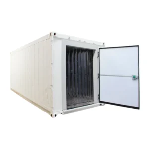 Contentor marítimo refrigerado convertido em câmara frigorífica