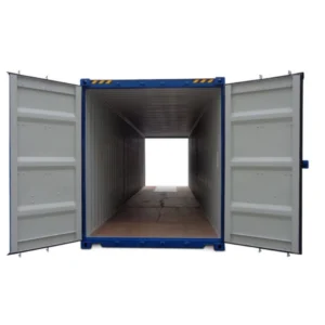 Contentor marítimo 40 pés HIGH CUBE FIRST VOYAGE Portas duplas